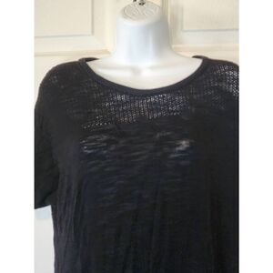 NYDJ Black Short Sleeve Sweater